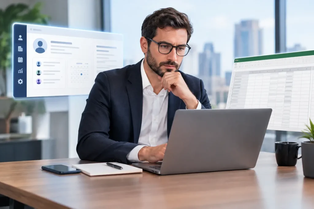CRM jurídico frente a Excel en firmas legales